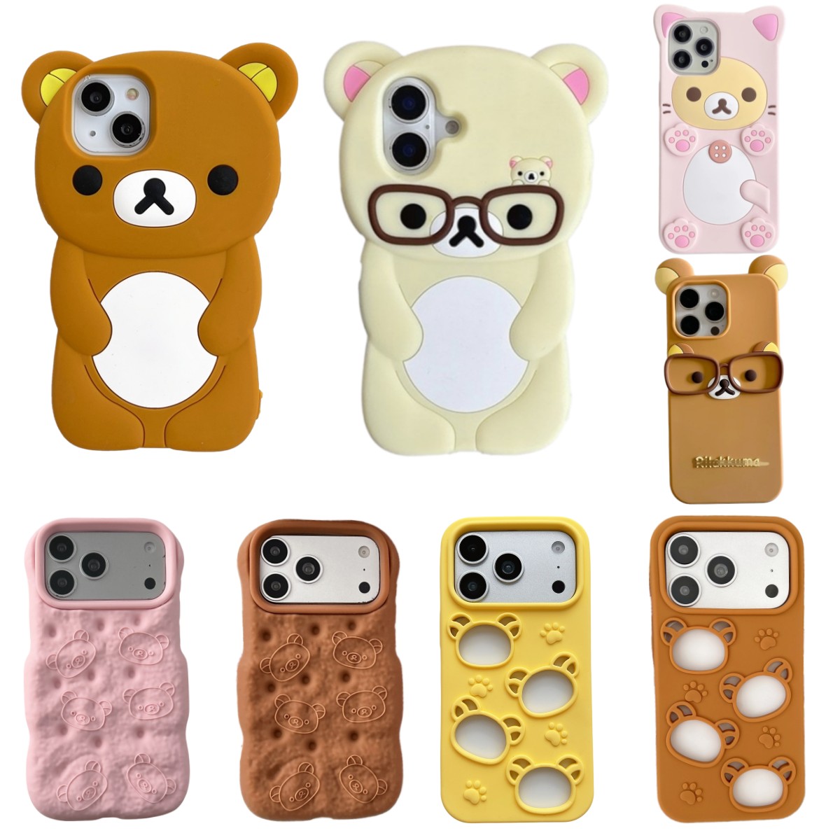 Cute Anime Case - So Cute 3D Cartoon Teddy Bear
