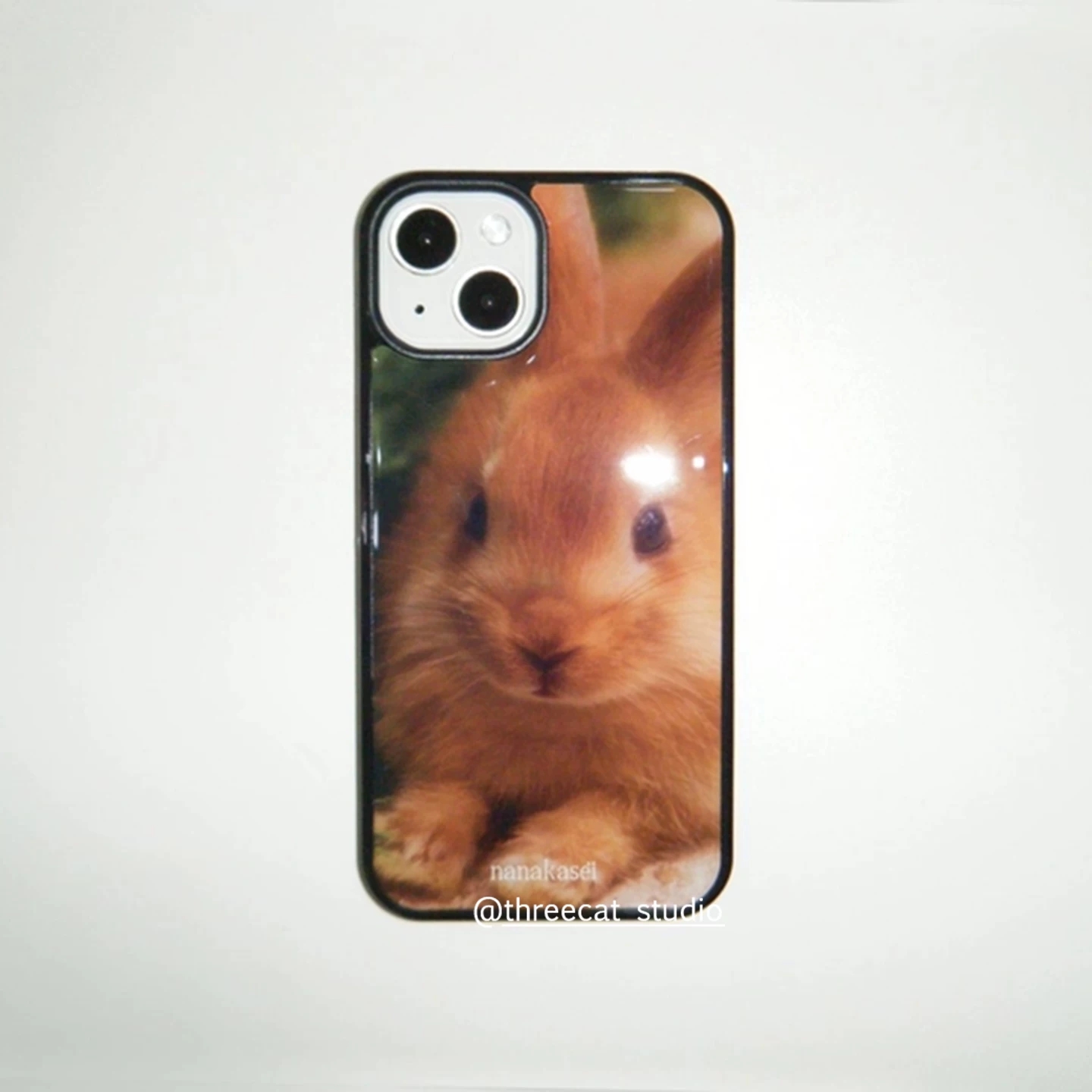 Cute Anime Case - Korean Ins Vintage Caramel Bunny Cute