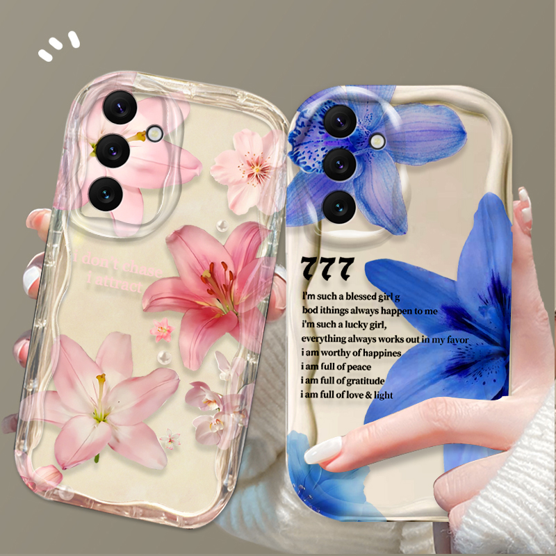 Beautiful Pink Lily Pattern Ph - Phone Cases For Samsung A14 ulasan dan harga