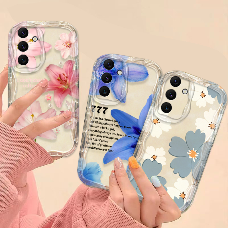 Beautiful Pink Lily Pattern Ph - Phone Cases For Samsung A14 ulasan dan harga