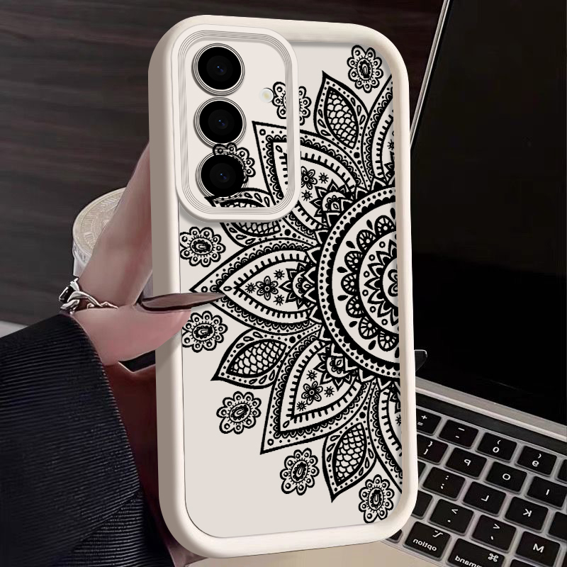 Retro Flower Totem Pattern Cas - Phone Cases For Samsung A14 ulasan dan harga
