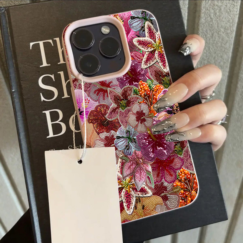 Luxurious Beaded Flower Lychee - Phone Cases Luxury ulasan dan harga