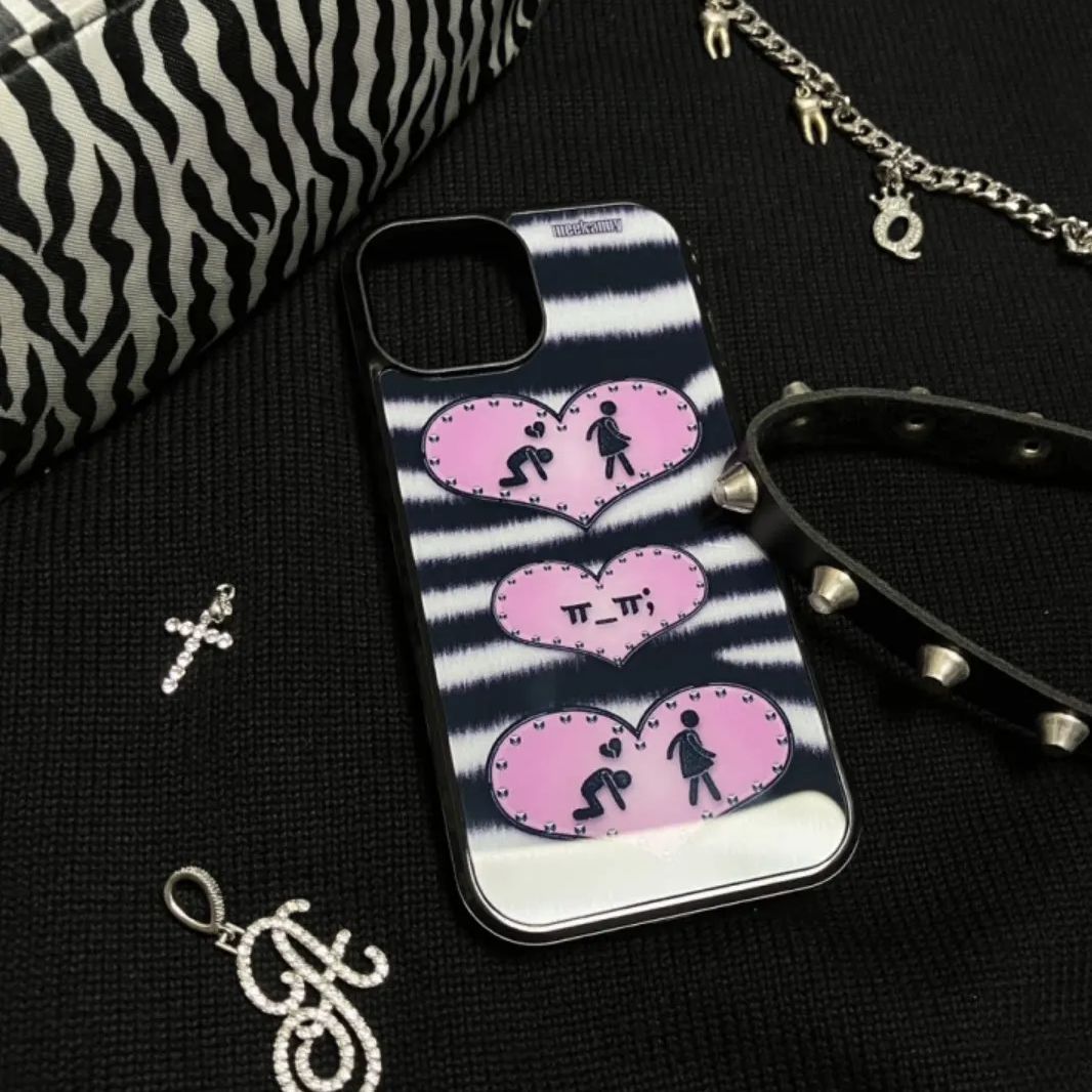 Niche Personality Ins Black an - Phone Cases Custom ulasan dan harga