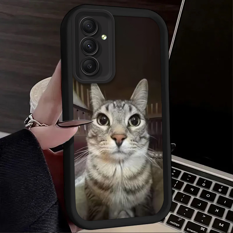 Trendy Cat Smoking Phone Case  - Phone Cases For Samsung A14 ulasan dan harga