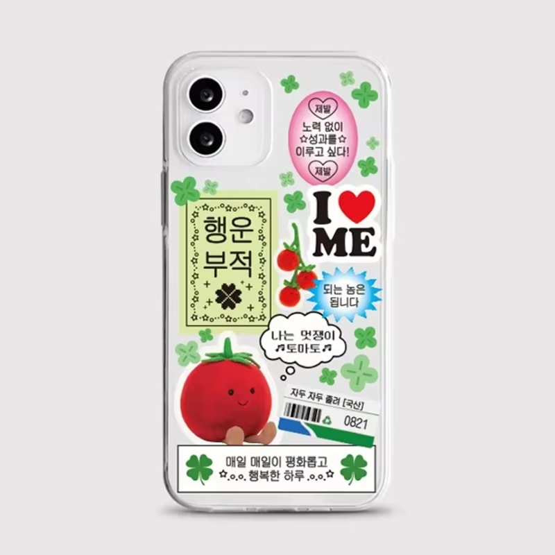 Korean Ins Cute Four Leaf Clov - Phone Cases Cute Iphone 13 ulasan dan harga