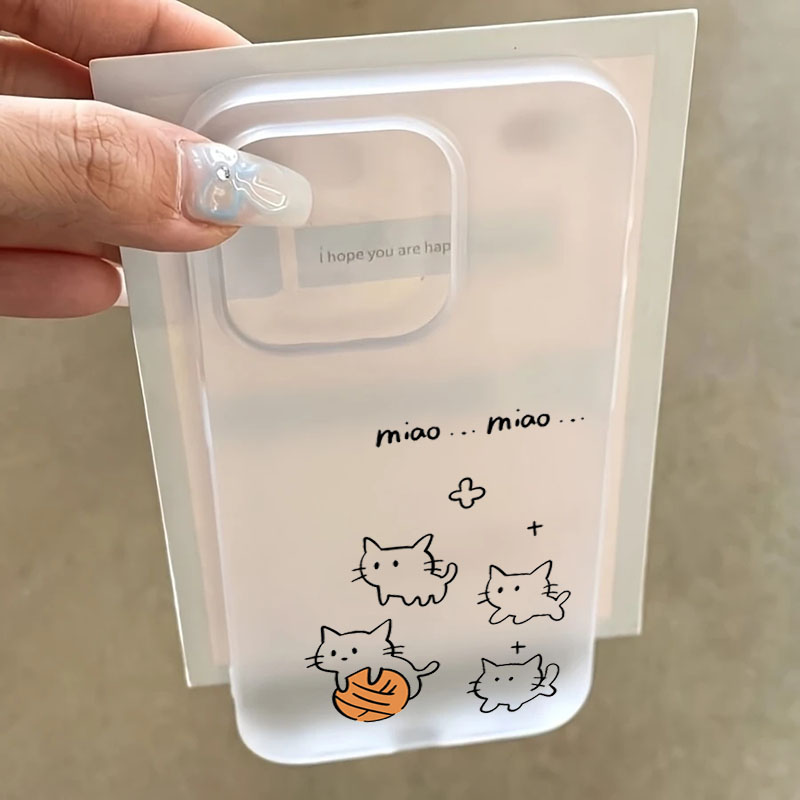 Cute Black Cat Pattern Phone C - Phone Cases Cute Iphone 13 ulasan dan harga