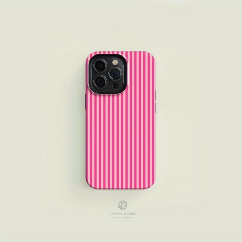 Striped Pink on Pink Tough Pho - Buy Phone Cases ulasan dan harga