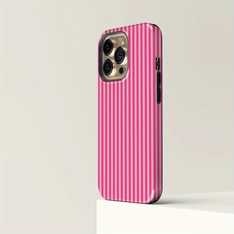 Striped Pink on Pink Tough Pho - Buy Phone Cases ulasan dan harga