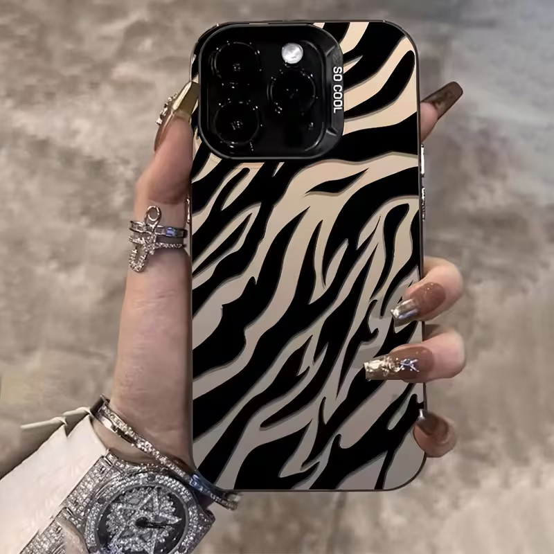 Zebra Pattern Black Advanced I - Phone Cases Unique ulasan dan harga