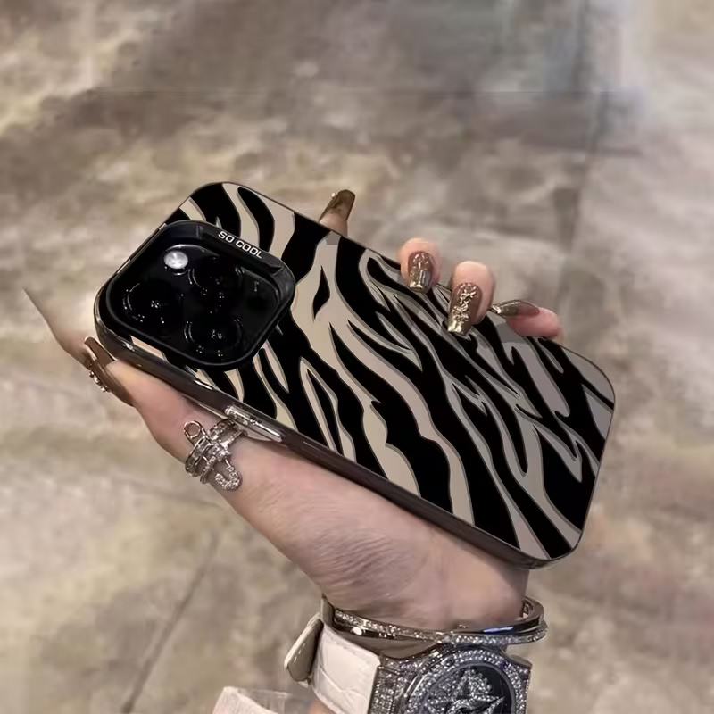 Zebra Pattern Black Advanced I - Phone Cases Unique ulasan dan harga