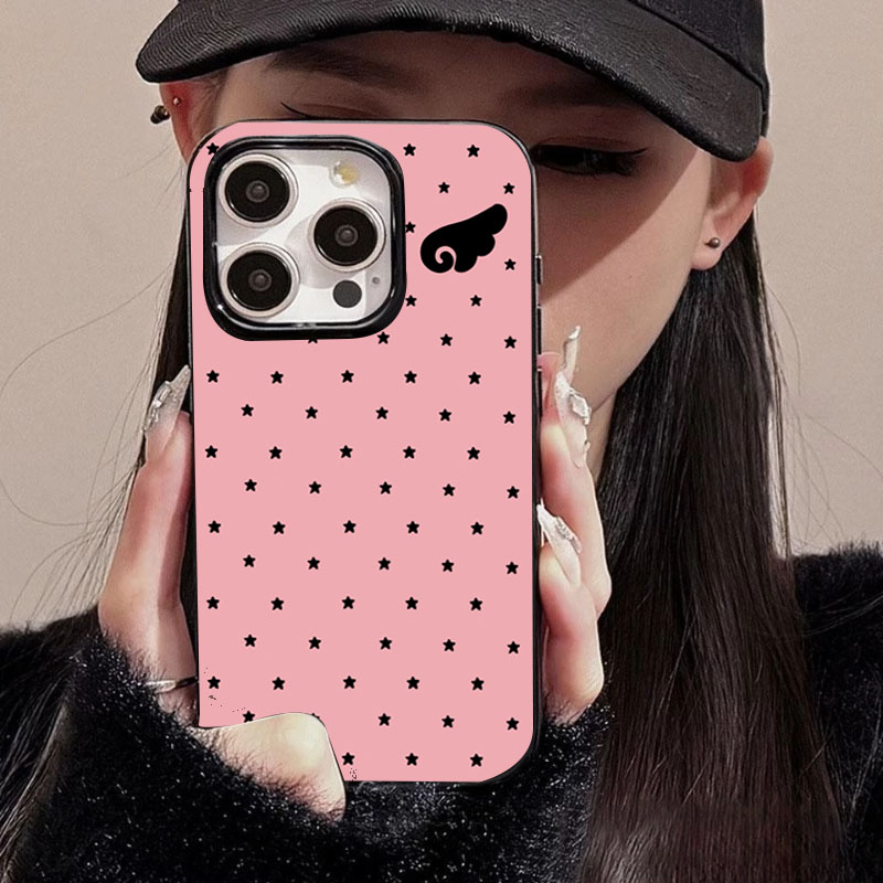 Cute Star Angel Wings Black Si - Phone Cases Cute Iphone 13 ulasan dan harga