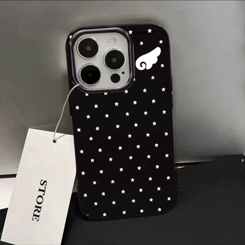 Cute Star Angel Wings Black Si - Phone Cases Cute Iphone 13 ulasan dan harga