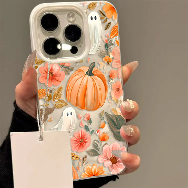 Autumn Fall Cute Ghost Pumpkin - Phone Cases Cute Iphone 13 ulasan dan harga