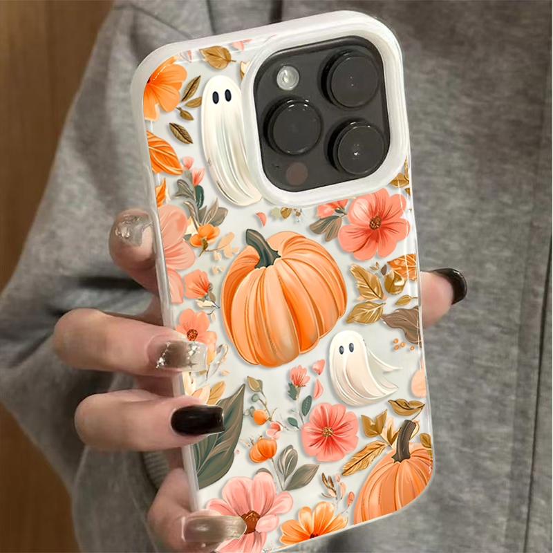 Autumn Fall Cute Ghost Pumpkin - Phone Cases Cute Iphone 13 ulasan dan harga