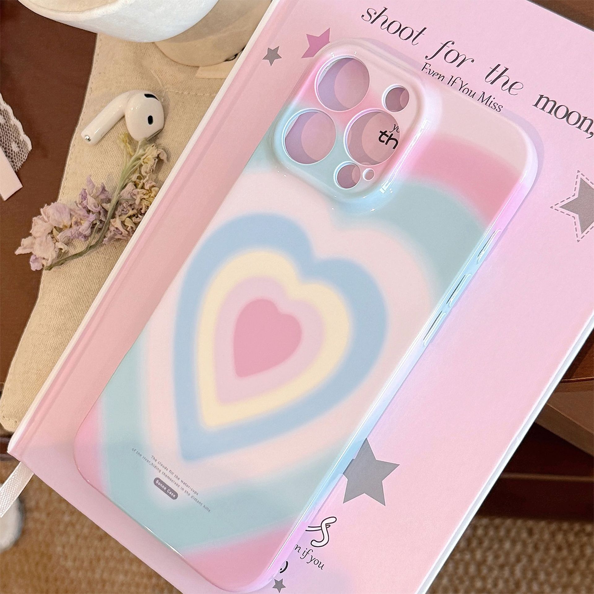Luxury Colorful Gradient Love  - Phone Cases Luxury ulasan dan harga