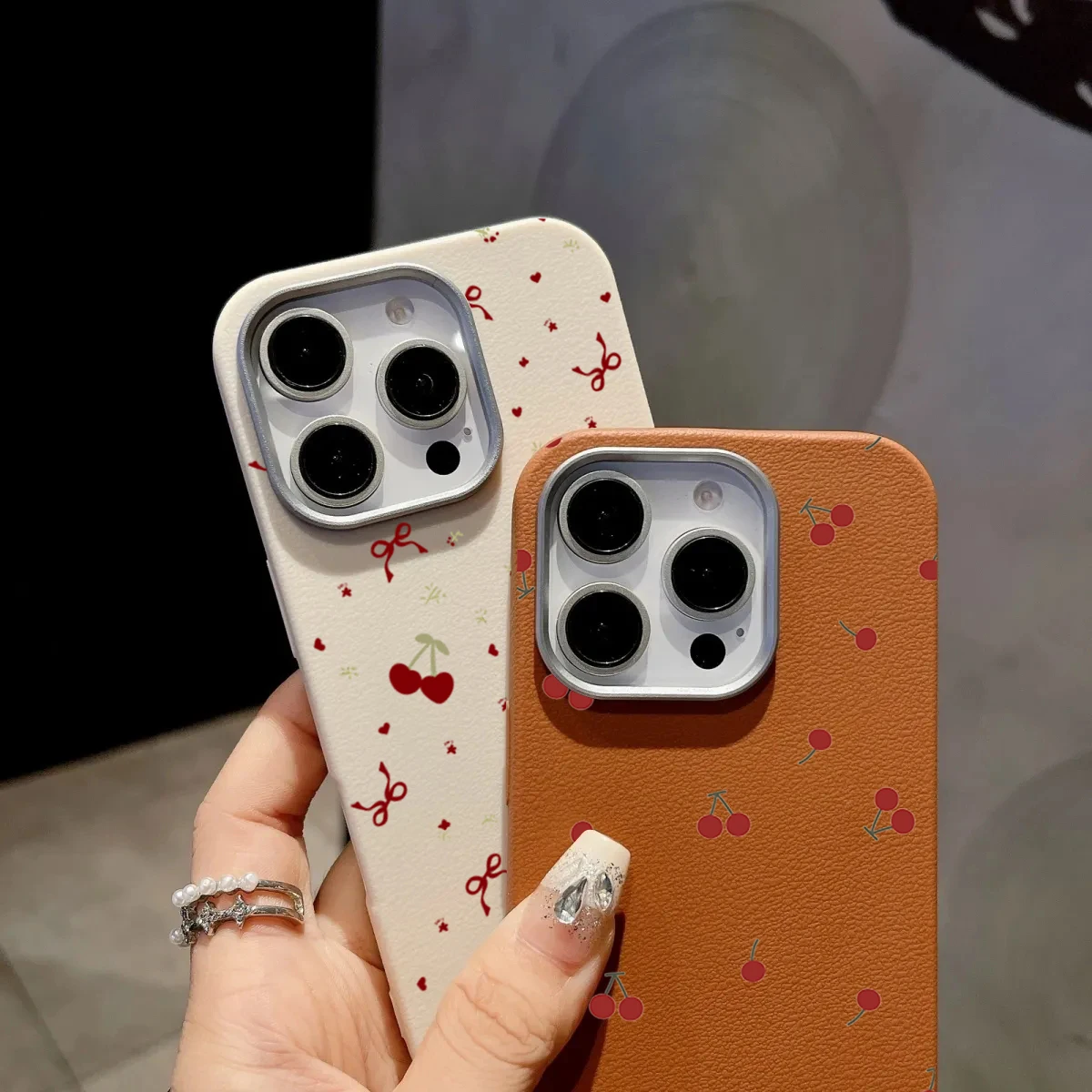 INS Cute Cartoon Cherry Patter - Cute Anime Case ulasan dan harga