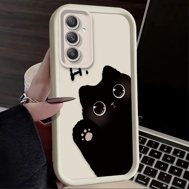 Lovely Big Eyed Cat Phone Case - Phone Cases For Samsung A14 ulasan dan harga