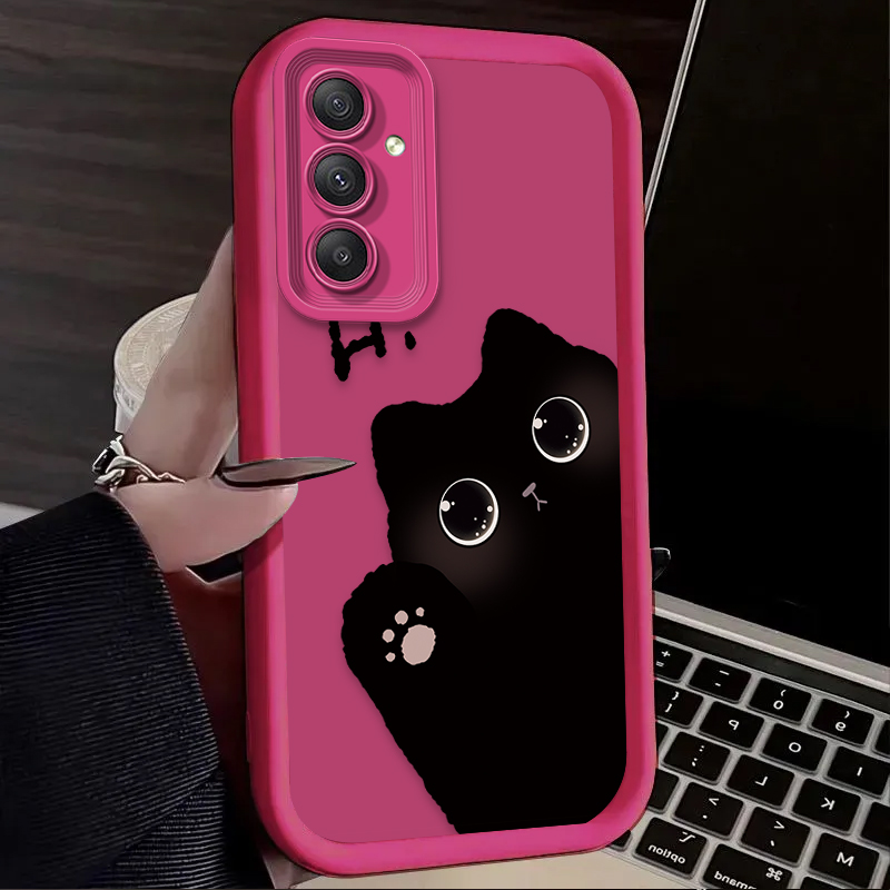 Lovely Big Eyed Cat Phone Case - Phone Cases For Samsung A14 ulasan dan harga