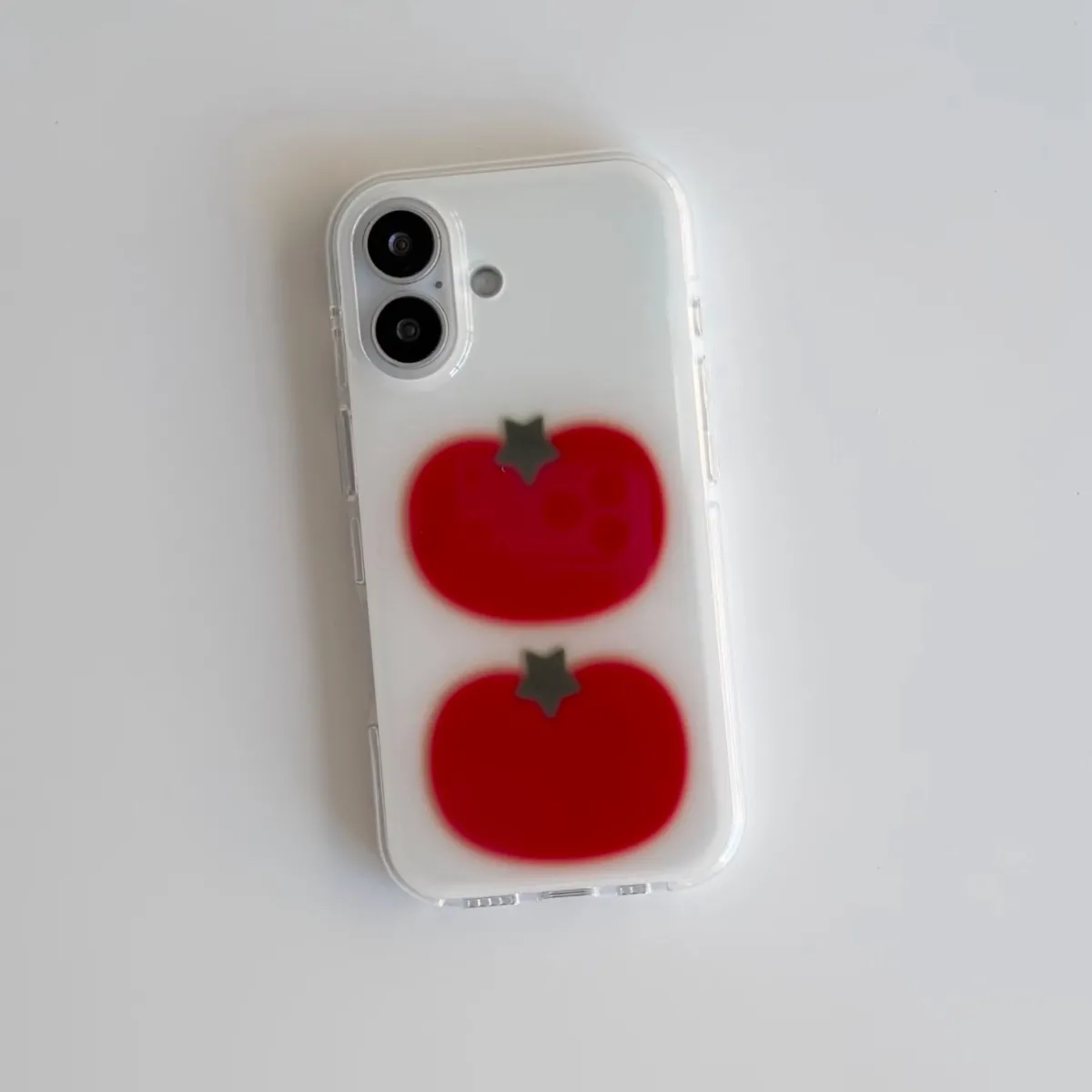Korean Ins Two Ted Tomato Cart - Cute Anime Case ulasan dan harga