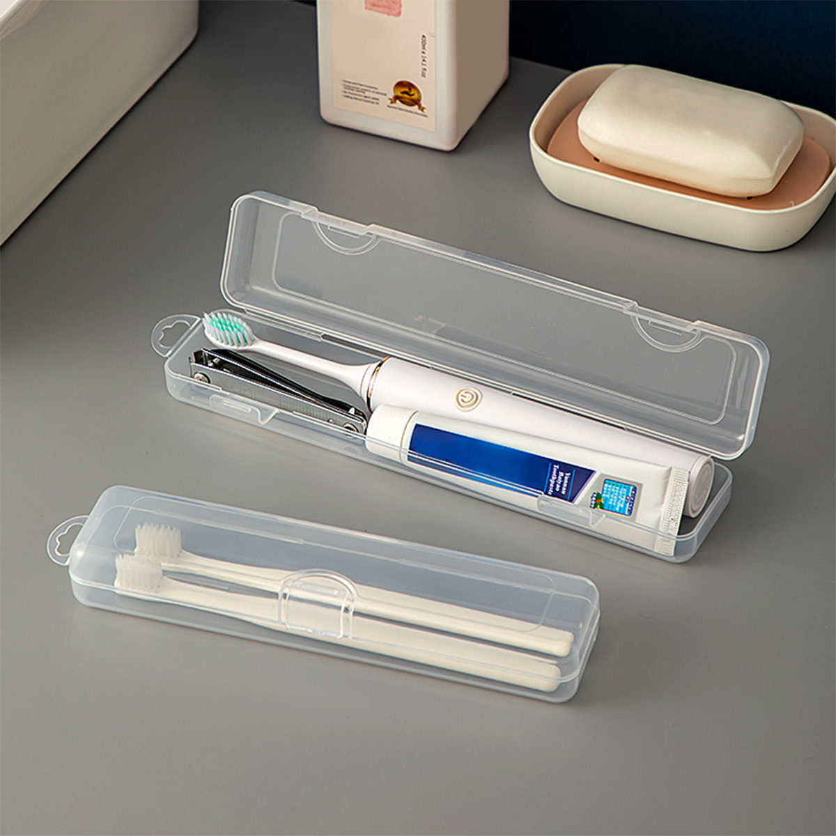 WORTHBUY Toothbrush Box Transp - Phone Cases The Dairy ulasan dan harga