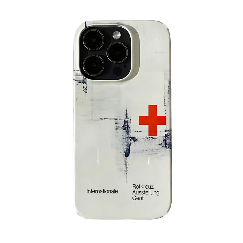 Hot Sale Ins Retro Red Cross A - Buy Phone Cases ulasan dan harga