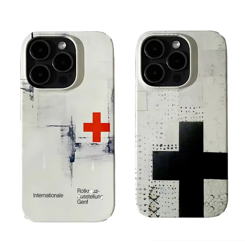 Hot Sale Ins Retro Red Cross A - Buy Phone Cases ulasan dan harga