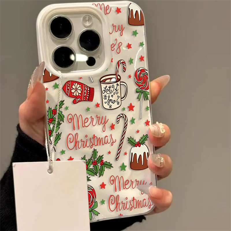 Cute Festive Christmas Pattern - Phone Cases Cute Iphone 13 ulasan dan harga