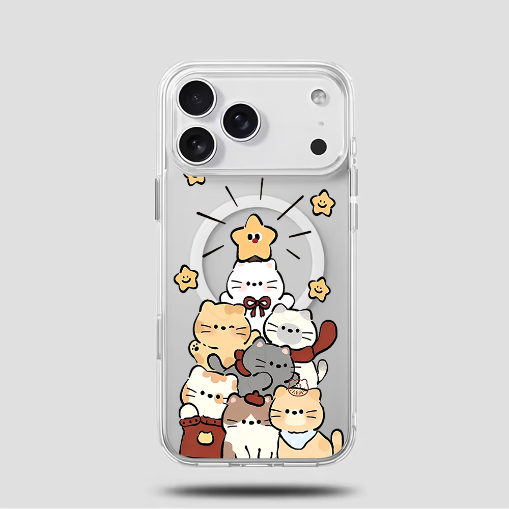 Cute Cartoon Kitten Print Comp - Phone Cases Cute Iphone 13 ulasan dan harga