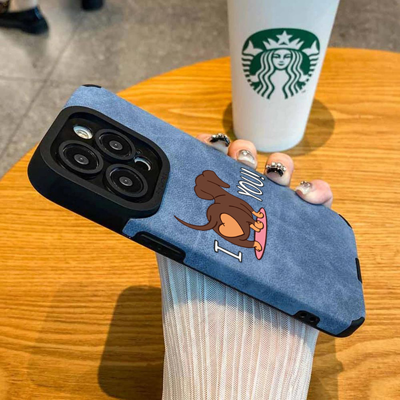 Cute Dachshund Heart Print Pho - Phone Cases Cute Iphone 13 ulasan dan harga