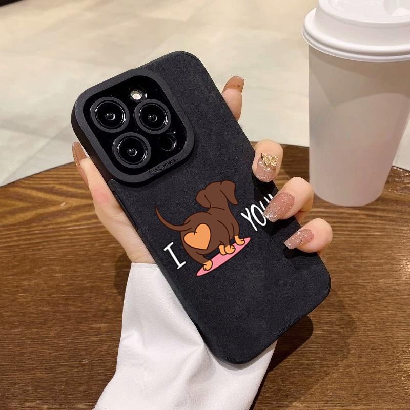 Cute Dachshund Heart Print Pho - Phone Cases Cute Iphone 13 ulasan dan harga